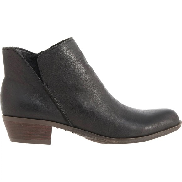 Lucky Brand Shoes - Lucky Brand Ankle Booties Women Sz 7 Black Banterr Low Heel Side Zip Leather